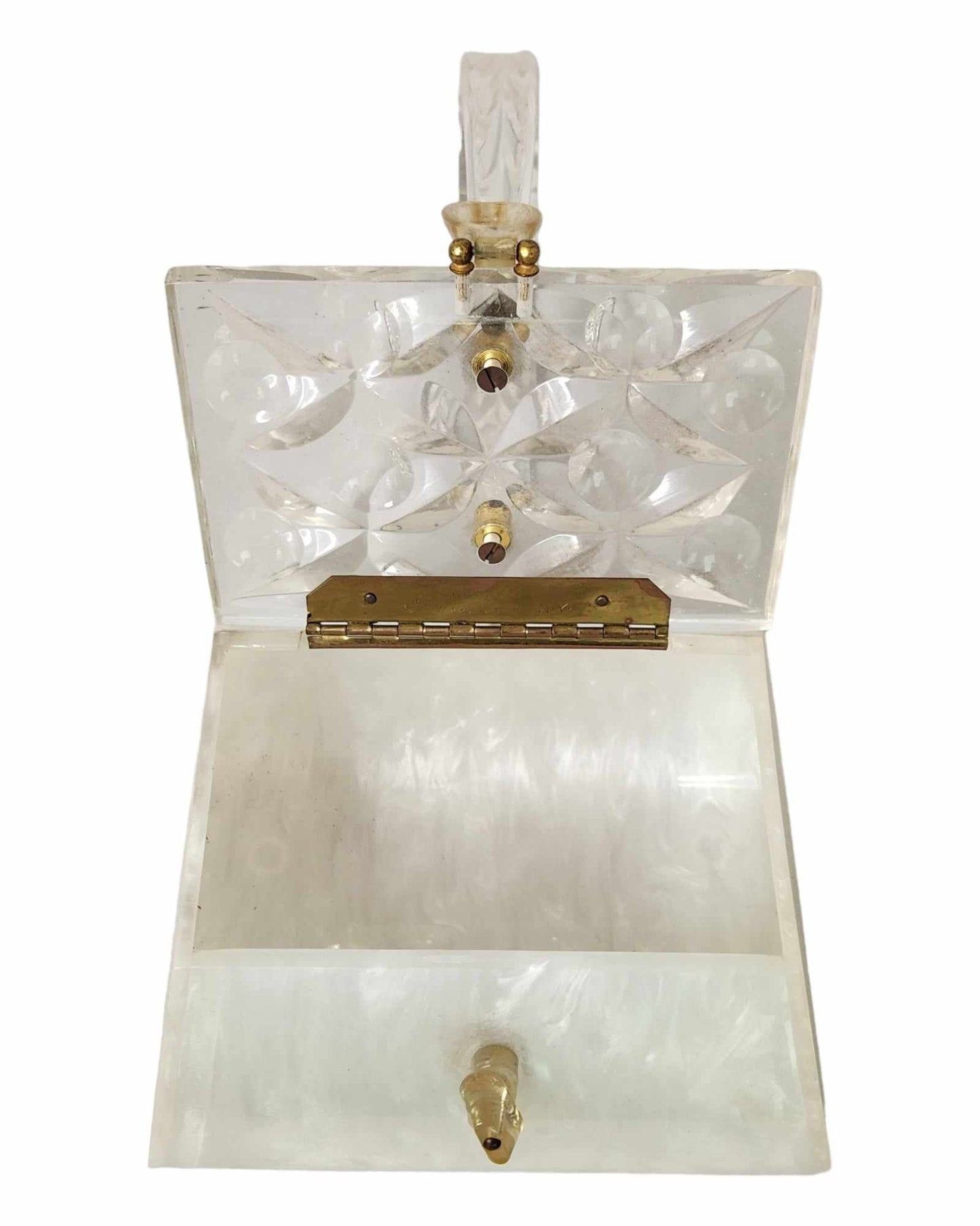 Vintage Square Lucite Bag