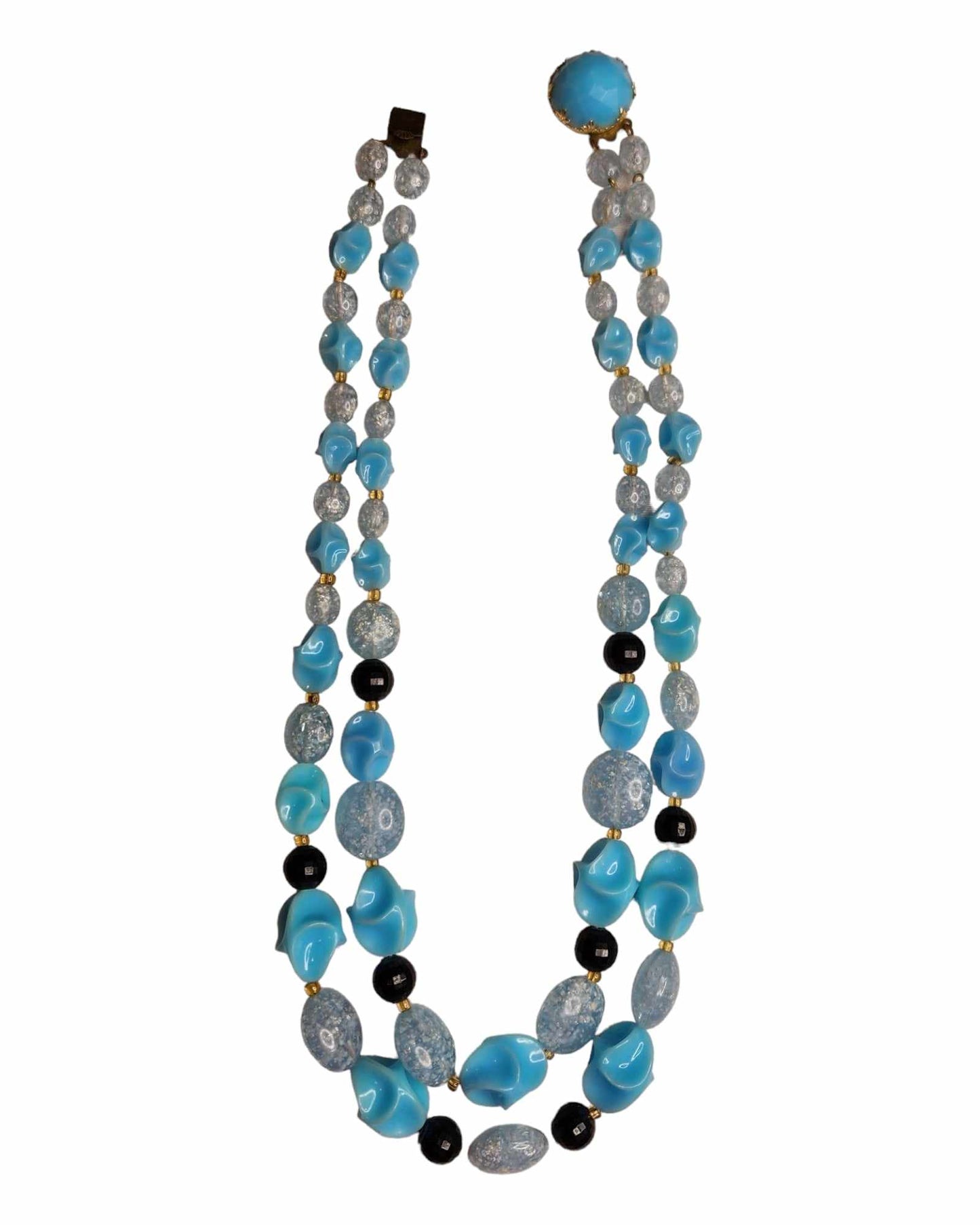 Blue Robins Egg Double Strand Set