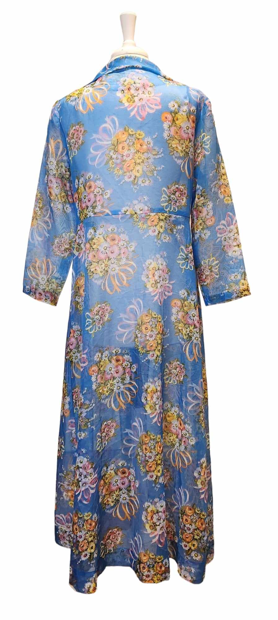 The Sheer Floral Vintage Coverup