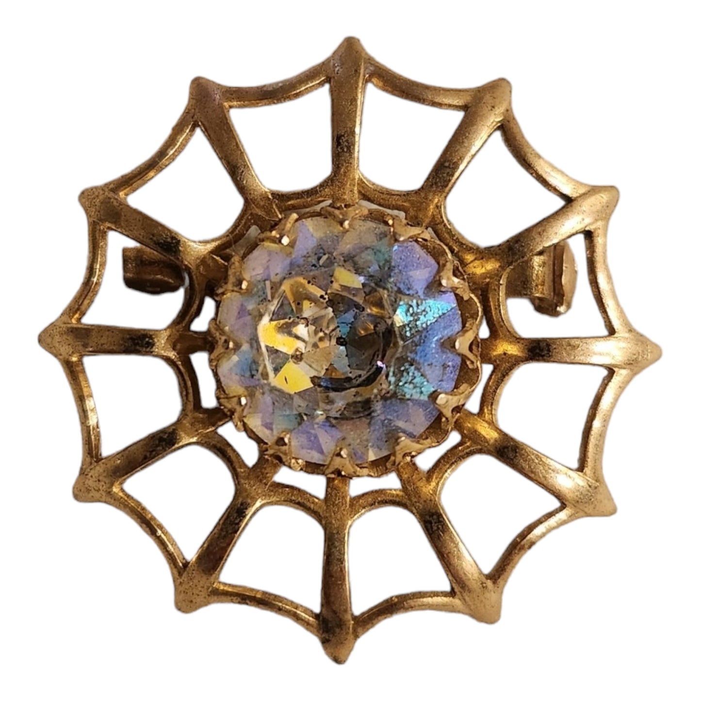 Spider Web Brooches