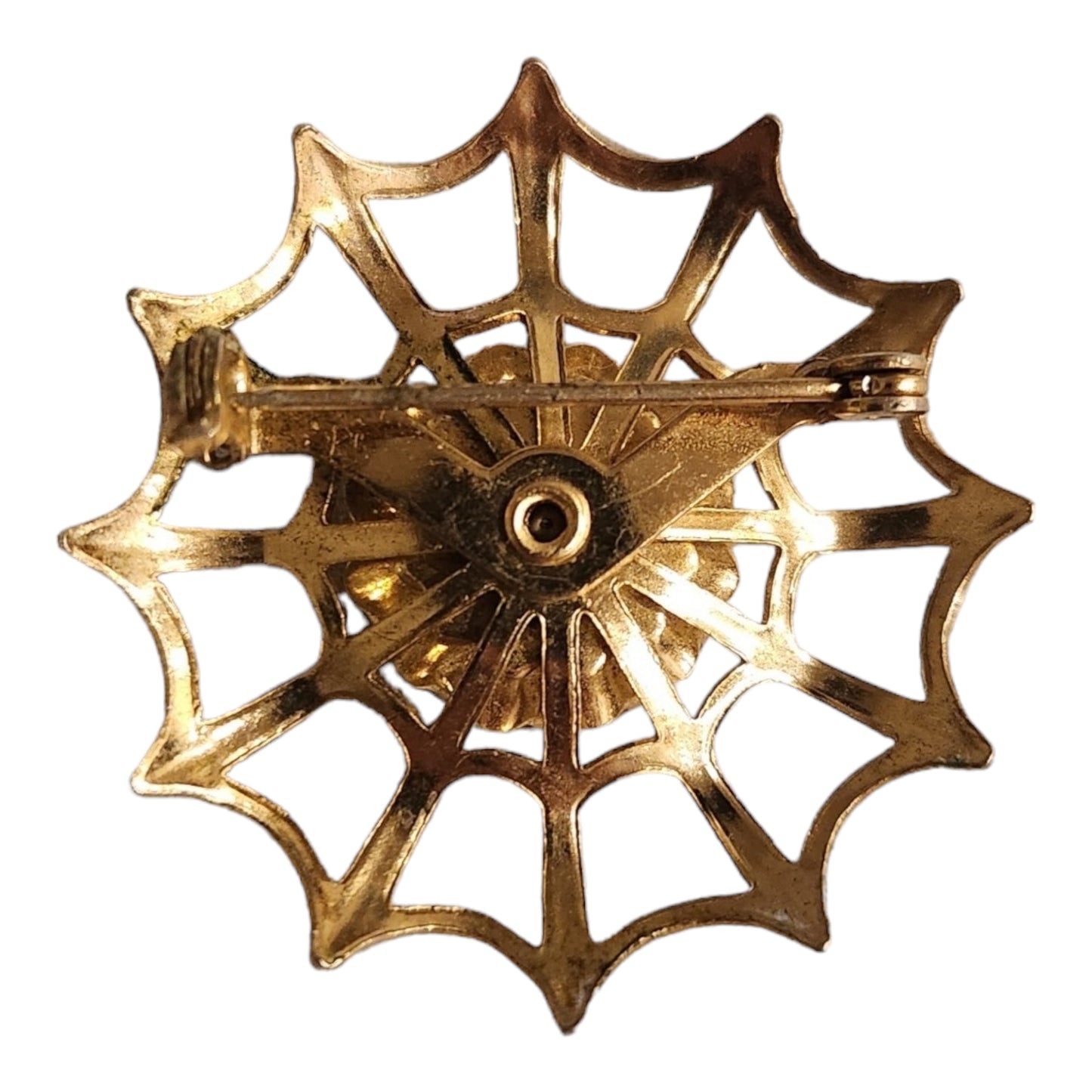 Spider Web Brooches