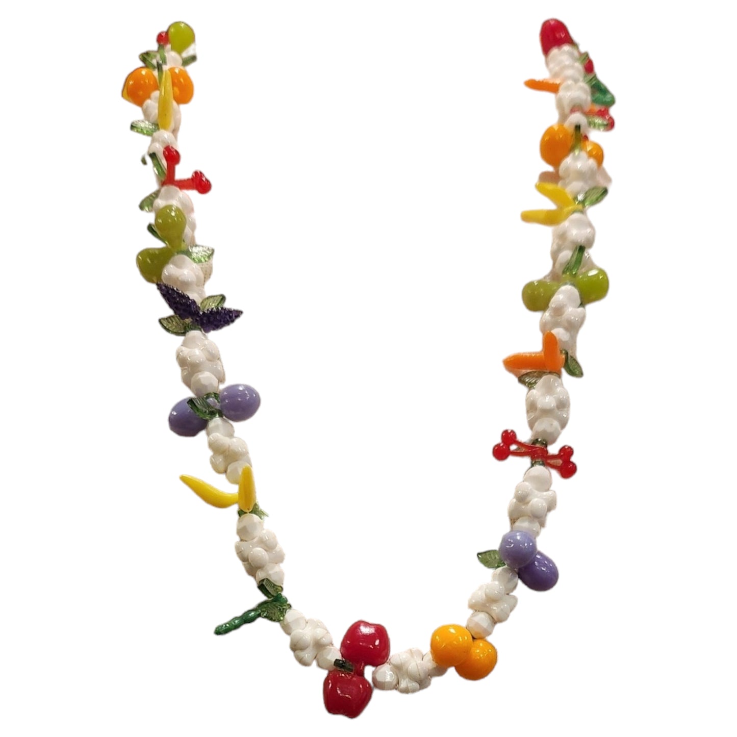Vintage Fruit Salad Necklaces