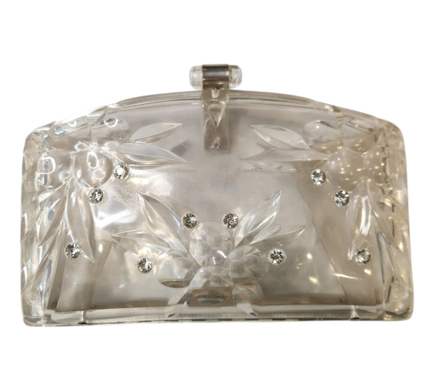 1950's Clear Lucite Clutch