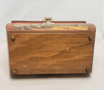Vintage Fall Decoupage Box Purse
