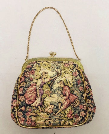 vintage tapestry bag