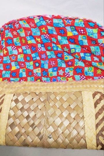 Woven Shell Clutch