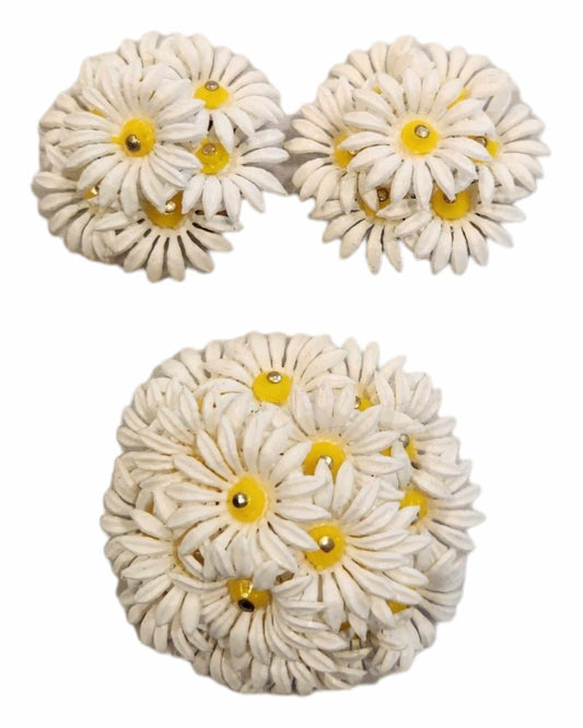 Featherweight Daisy Earring & Brooch Set