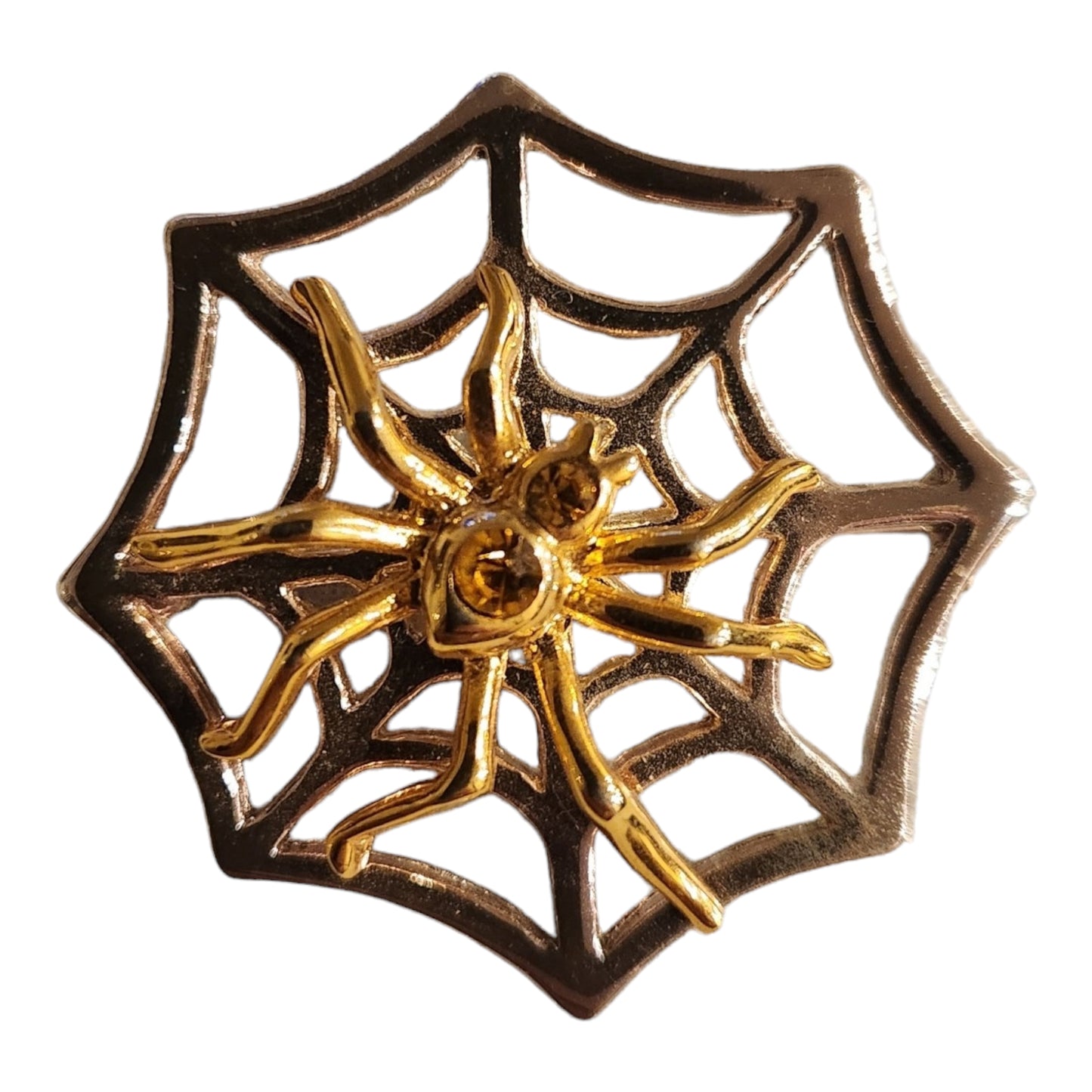 Spider Web Brooches