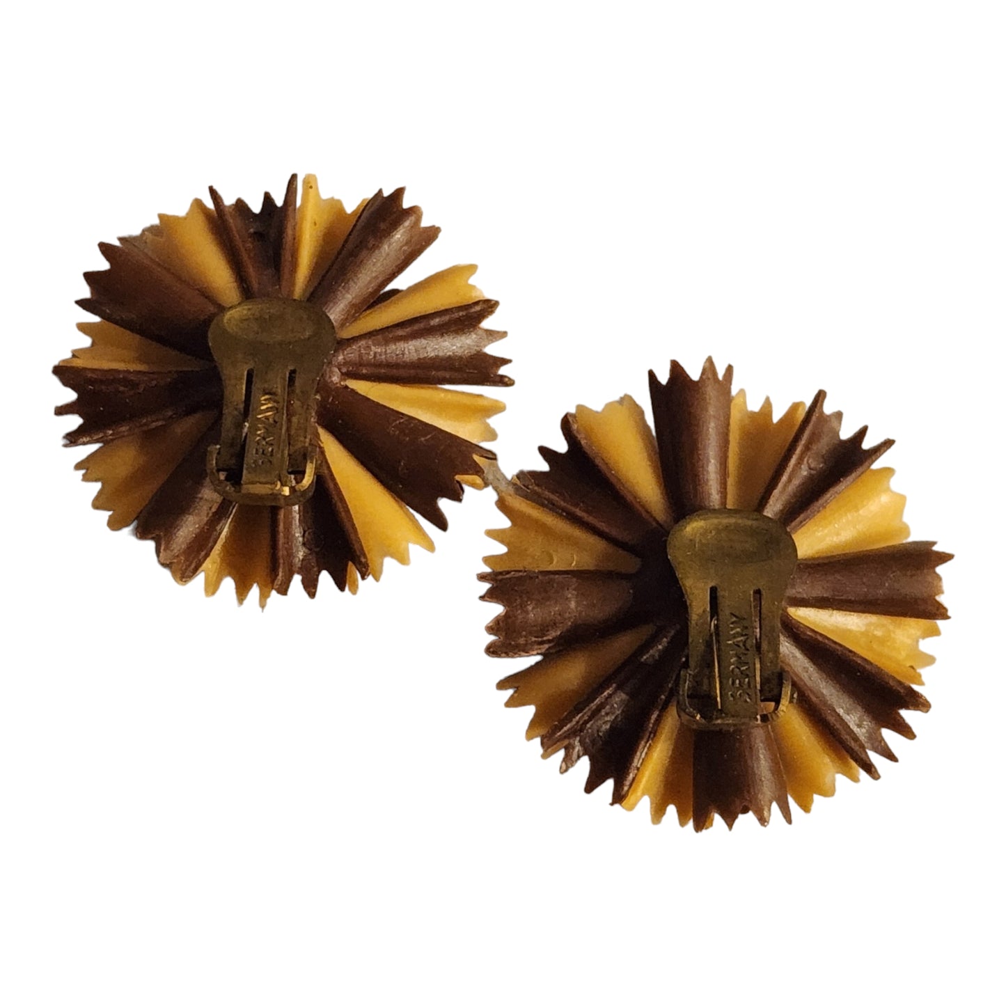 Brown / Tan Embellished Featherweight Earrings