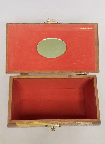 Vintage Fall Decoupage Box Purse